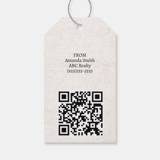 Gepersonaliseerde  Halloween Cadeaulabel (Achterkant)