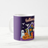 Gepersonaliseerde Halloween cadeaus voor vrienden  Koffiemok (Voorkant links)