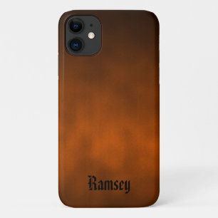 Gepersonaliseerde halloween Color Gothic Ombre Art Case-Mate iPhone Case