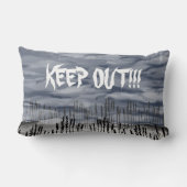 Gepersonaliseerde halloween Creepy Scarecrow Cushi Kussen (Achterkant)