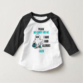 Gepersonaliseerde Halloween Food Allergy Alert Gho Kinder Shirts