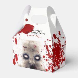 Gepersonaliseerde HALLOWEEN Gable Box CREEPY DOLL  Bedankdoosjes