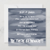 Gepersonaliseerde Halloween Geesten, Pompoenen en Kaart (Achterkant)