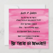 Gepersonaliseerde Halloween Geesten, Pompoenen en  Kaart (Achterkant)