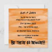 Gepersonaliseerde Halloween Geesten, Pompoenen en Kaart (Achterkant)