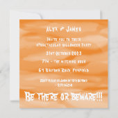 Gepersonaliseerde Halloween Geesten, Pompoenen en  Kaart (Achterkant)