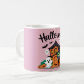 Gepersonaliseerde Halloween geschenken voor vriend Koffiemok (Voorkant links)