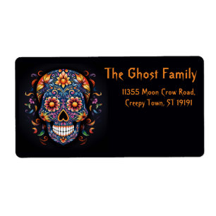 Gepersonaliseerde Halloween Ghosts Pumpkin Etiket