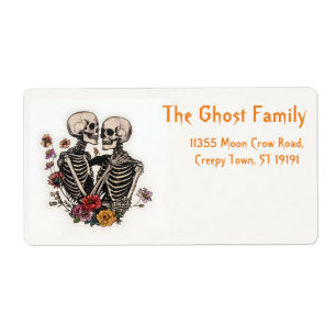 Gepersonaliseerde Halloween Ghosts Pumpkin Etiket