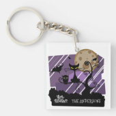Gepersonaliseerde Halloween Giveaway Sleutelhanger (voorkant)