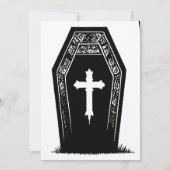 Gepersonaliseerde Halloween Gravestone Kaart (Achterkant)