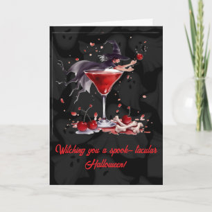 Gepersonaliseerde Halloween Kaart – Spooky & Witch