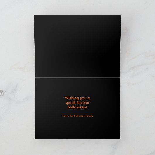 Gepersonaliseerde Halloween Kaarten (Binnen)