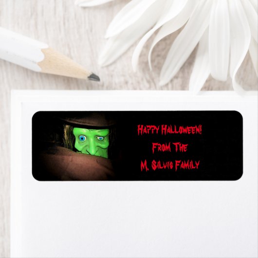 Gepersonaliseerde Halloween Labels Stickers (Insitu)