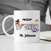 Gepersonaliseerde Halloween Leraar Schattigee Gift Koffiemok