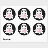 Gepersonaliseerde Halloween Little Boo Sticker (Vel)