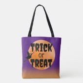 Gepersonaliseerde Halloween Loot Trick-or-Treat Tote Bag (Achterkant)