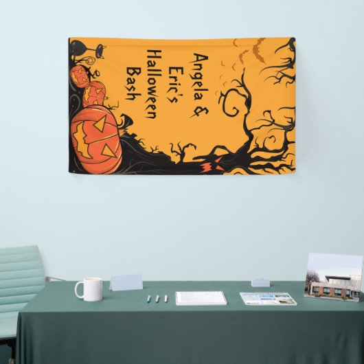 Gepersonaliseerde Halloween Party Banner (Beurs)