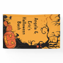 Gepersonaliseerde Halloween Party Banner