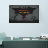 Gepersonaliseerde Halloween Party Banner Scary (Beurs)