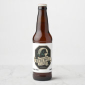Gepersonaliseerde Halloween Party Drank-Weerwolven Bier Etiket (Voorkant)