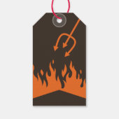 Gepersonaliseerde Halloween Party Favor & Gift | L Cadeaulabel (Achterkant)