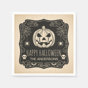 Gepersonaliseerde Halloween Party   Servet