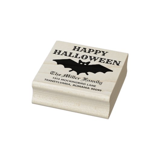 Gepersonaliseerde Halloween Party uitnodigingen Rubberstempel (Stempel)