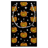 Gepersonaliseerde Halloween Pumpkin Klein Cadeauzakje (Achterkant)