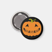 Gepersonaliseerde Halloween Pumpkin Magneet (Voorkant / Achterkant)