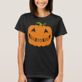 Gepersonaliseerde Halloween Pumpkin T-shirt (Voorkant)