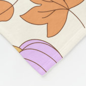 Gepersonaliseerde Halloween retro groovy deken (Hoek)