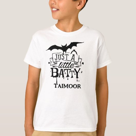 GEPERSONALISEERDE HALLOWEEN SCHATTIGE GEWOON EEN B T-SHIRT (Voorkant)