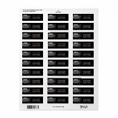 Gepersonaliseerde Halloween Spider retour adreslab Etiket (Full Sheet)