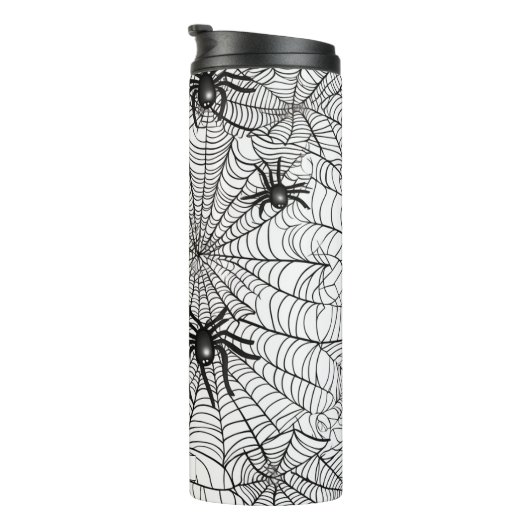Gepersonaliseerde Halloween Spin Web Thermische Tu Thermosbeker (Geroteerd rechts)