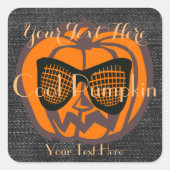 Gepersonaliseerde Halloween Sticker (Voorkant)