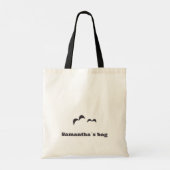 Gepersonaliseerde Halloween Trick or treat tas (Achterkant)