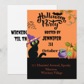 Gepersonaliseerde Halloween uitnodigingen Kaart (Voorkant / Achterkant)