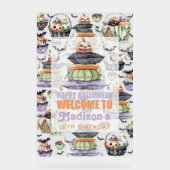 Gepersonaliseerde Halloween welkomstbord Acryl Bord (Voorkant)