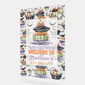 Gepersonaliseerde Halloween welkomstbord Acryl Bord (Hoek)