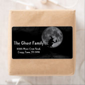 Gepersonaliseerde Halloween Witch Etiket (Insitu)