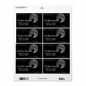 Gepersonaliseerde Halloween Witch Etiket (Full Sheet)