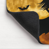 Gepersonaliseerde Halloween Witch Gepersonaliseerd Muismat (Hoek)