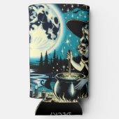 Gepersonaliseerde  Halloween Witch Seltzer Blikjeskoeler (Achterkant)