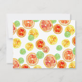 Gepersonaliseerde Hand-Geïllustreerde Citrus Botan Notitiekaartje (Voorkant)