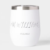 Gepersonaliseerde Hand Geschreven bruiloft Tuxedo (Achterkant)