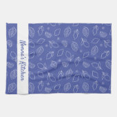 Gepersonaliseerde Hand getrokken Italiaanse citroe Theedoek (Horizontaal)