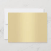 Gepersonaliseerde Hand Gold Script Tekst Sjabloon  (Achterkant)