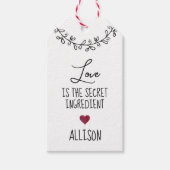 ❤️ Gepersonaliseerde Hand Lettered Homemade Treat  Cadeaulabel (Voorkant)