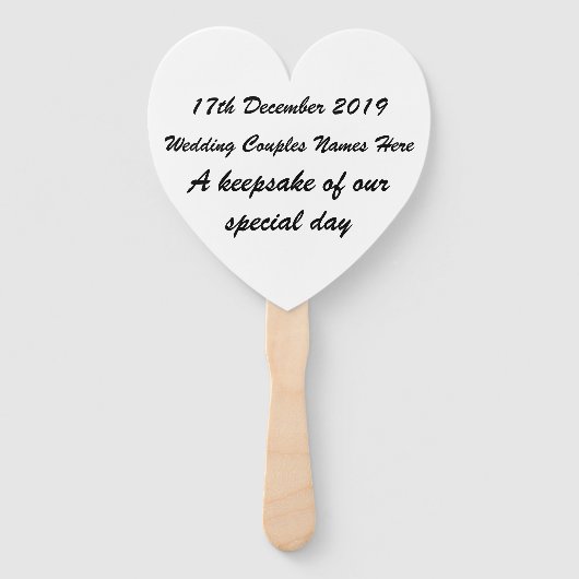 Gepersonaliseerde handbediende ventilator - keepom handwaaier (Voorkant)